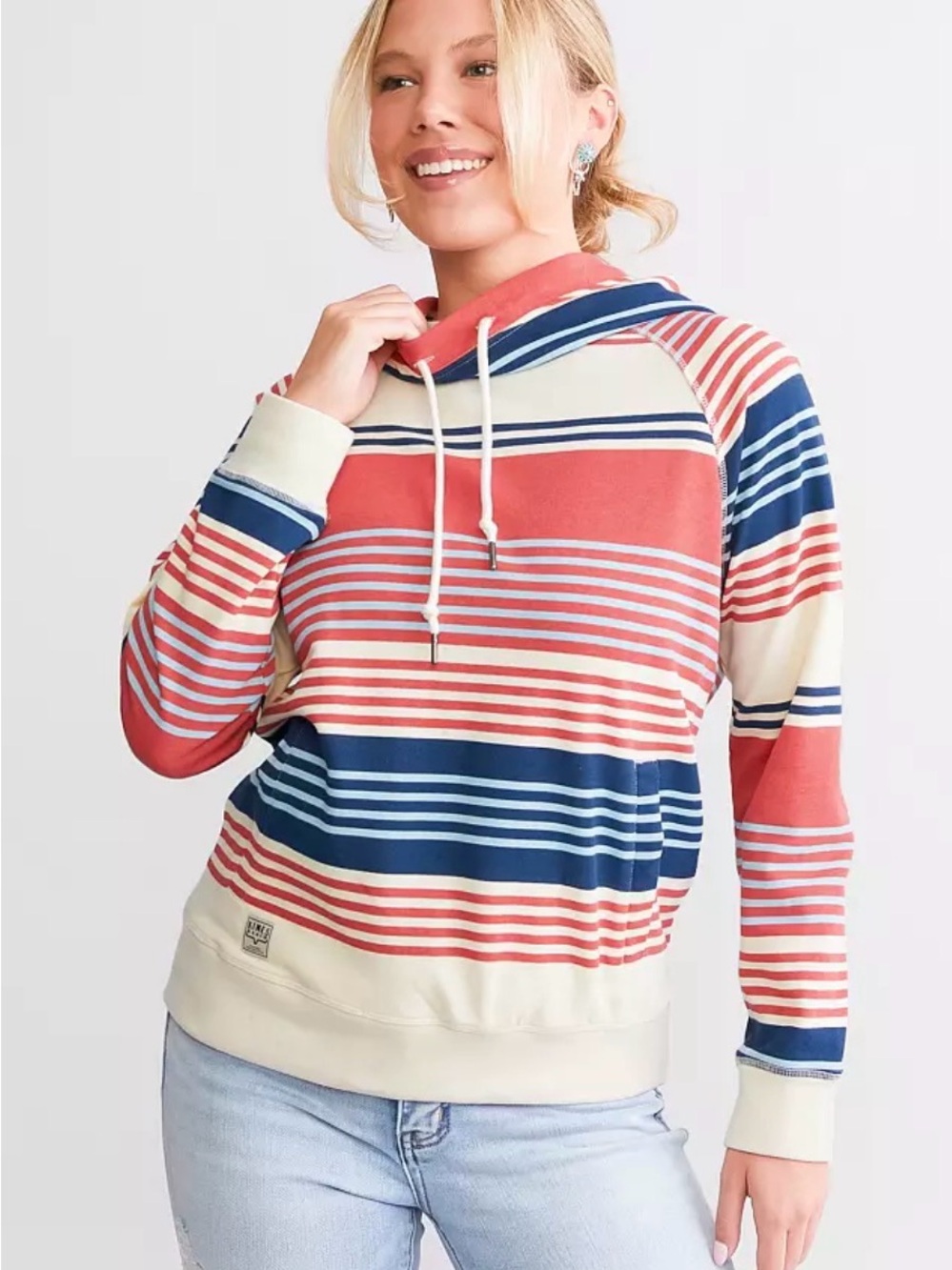 NWT Women’s Med Kimes Ranch Golinda Hoodie Pullover in Navy